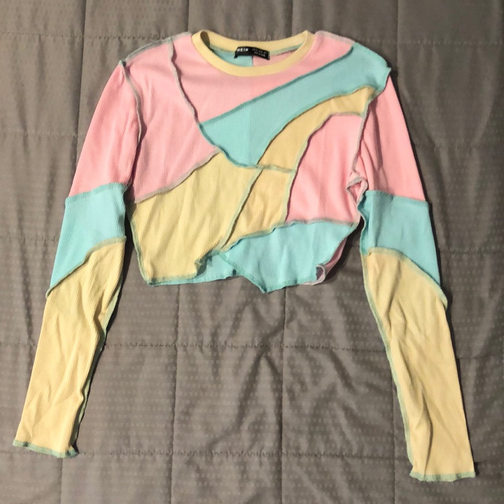 Multicolor crop top